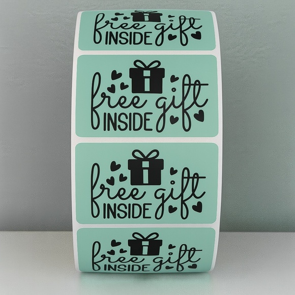 Free Gift Inside Stickers – Cute Labels for Packaging and Small Business - Picture 7 of 11